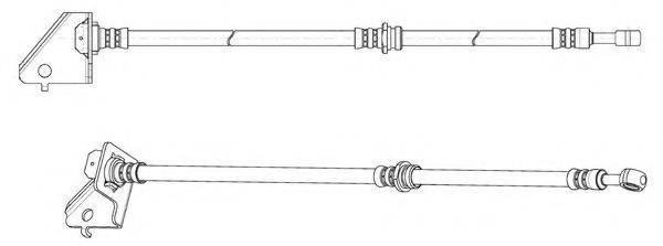 CEF 512830 Гальмівний шланг