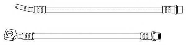 CEF 512968 Гальмівний шланг