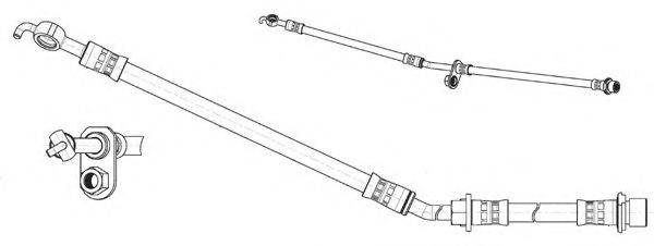 CEF 514588 Гальмівний шланг