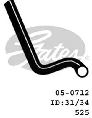 GATES 050712 Шланг радіатора