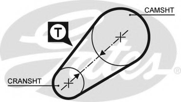 GATES 5014 Ремінь ГРМ