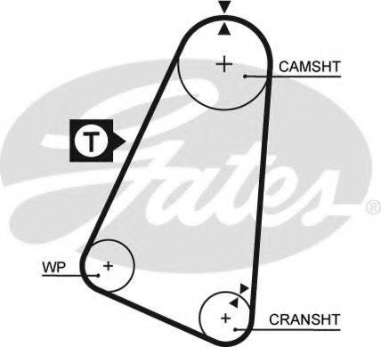 GATES 5030 Ремінь ГРМ