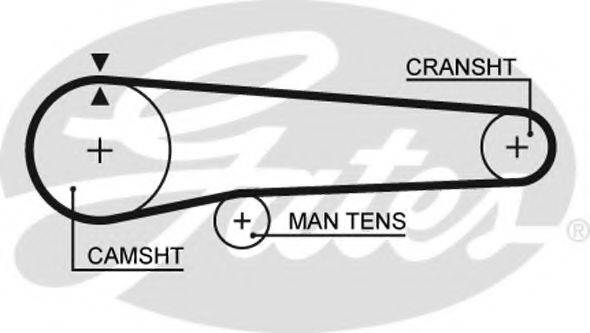 GATES 5219 Ремінь ГРМ