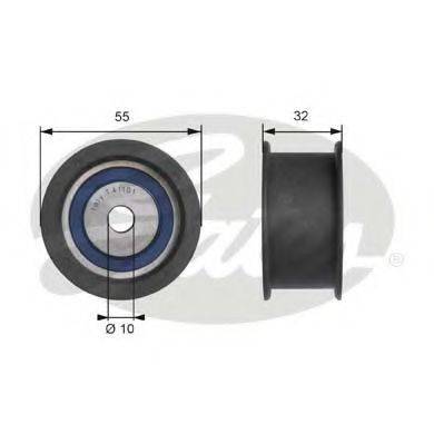 GATES T41101 Паразитний / Ведучий ролик, зубчастий ремінь