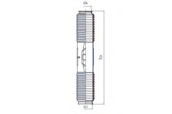 DA SILVA K5227 Пильовик, рульове управління