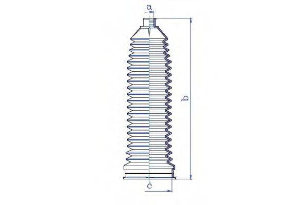 DA SILVA K5364 Пильовик, рульове управління