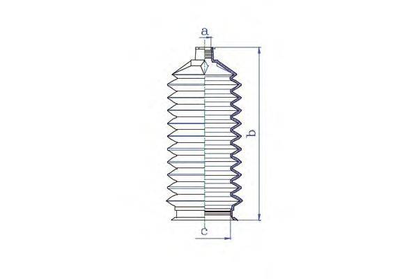 DA SILVA K5370 Пильовик, рульове управління