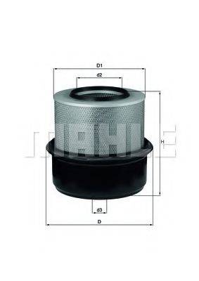 KNECHT LX80 Повітряний фільтр