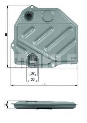 KNECHT HX46 Гідрофільтр, автоматична коробка передач