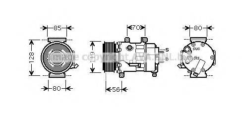 PRASCO CNK256 Компресор, кондиціонер