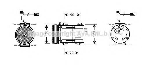 PRASCO FDK282 Компресор, кондиціонер