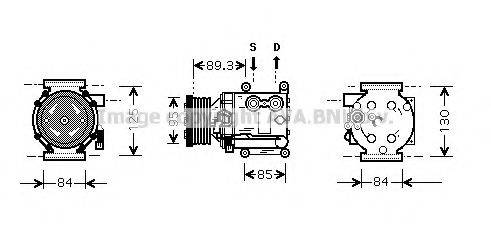 PRASCO FDK402 Компресор, кондиціонер