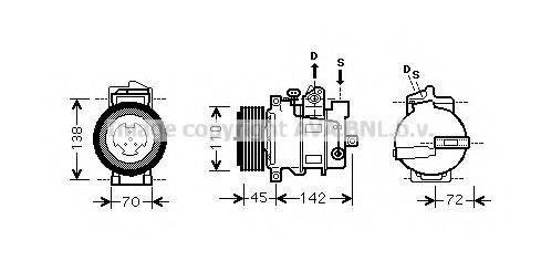 PRASCO MSK570 Компресор, кондиціонер