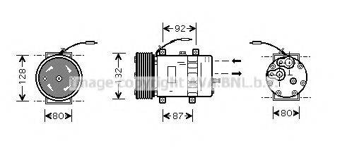 PRASCO VLK030 Компресор, кондиціонер