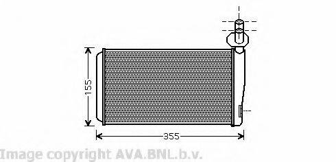 PRASCO VW6259 Теплообмінник, опалення салону