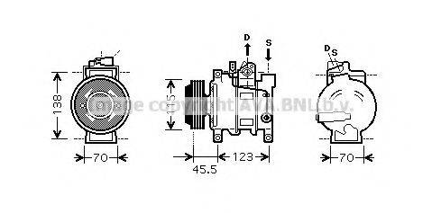 PRASCO AIK281 Компресор, кондиціонер