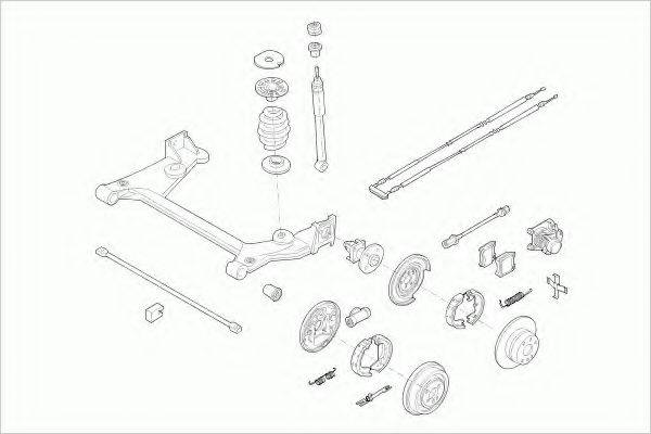 LEMFORDER OPELASTRARL011 Рульове управління; Підвіска колеса