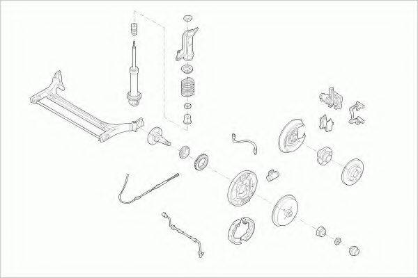 LEMFORDER AUDI80RL001 Рульове управління; Підвіска колеса