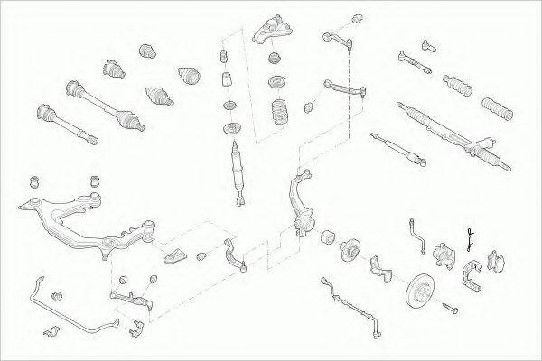 LEMFORDER VWPASSAFL034 Рульове управління; Підвіска колеса