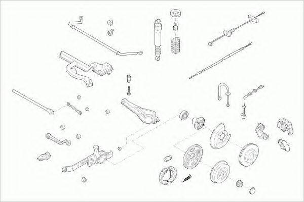 LEMFORDER FORDMONDERL021 Рульове управління; Підвіска колеса