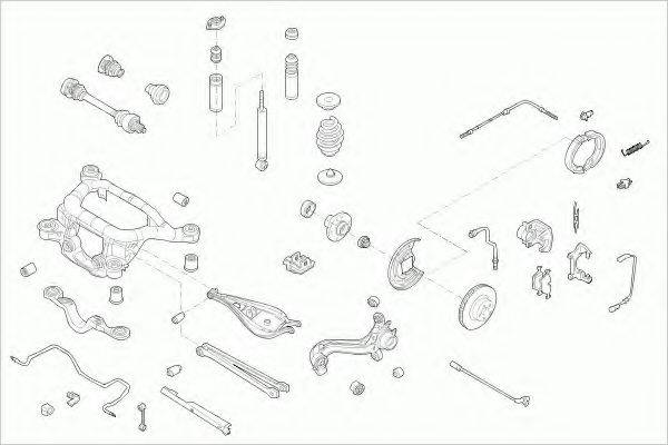 LEMFORDER BMW3CABRL005 Рульове управління; Підвіска колеса