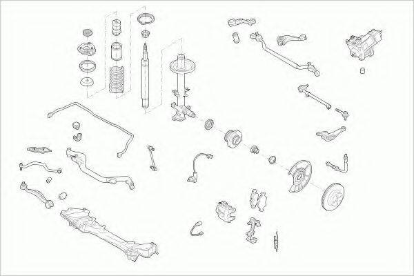 LEMFORDER BMW5FL002 Рульове управління; Підвіска колеса