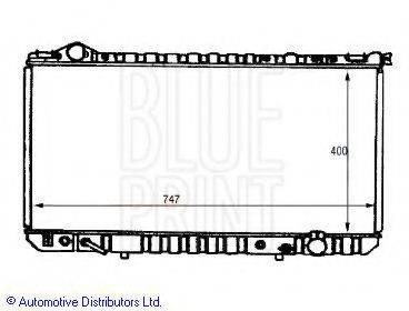 BLUE PRINT ADT39848 Радіатор, охолодження двигуна