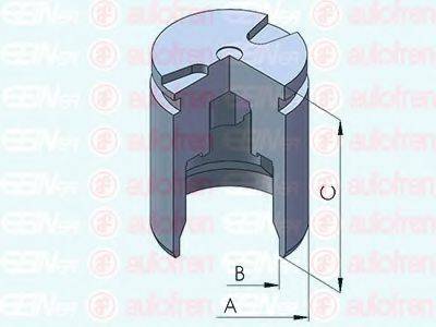 AUTOFREN SEINSA D025281 Поршень, корпус скоби гальма