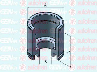 AUTOFREN SEINSA D025376 Поршень, корпус скоби гальма