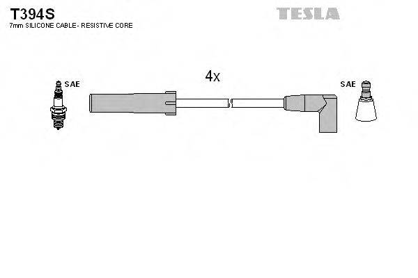 TESLA T394S Комплект дротів запалювання