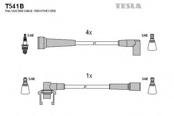 TESLA T541B Комплект дротів запалювання