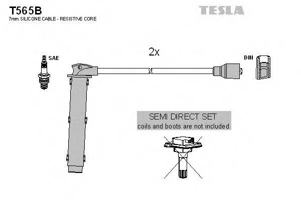 TESLA T565B Комплект дротів запалювання