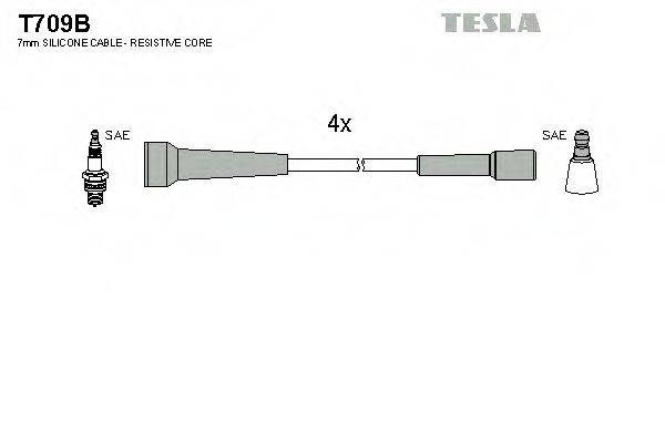 TESLA T709B Комплект дротів запалювання