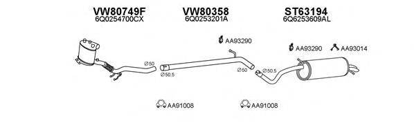 VENEPORTE 630251 Система випуску ОГ