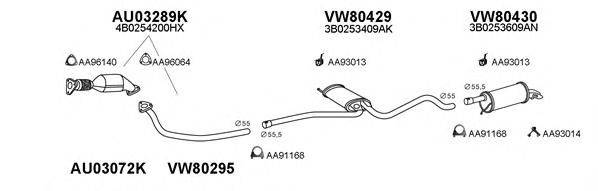 VENEPORTE 800317 Система випуску ОГ