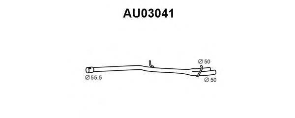 VENEPORTE AU03041 Труба вихлопного газу