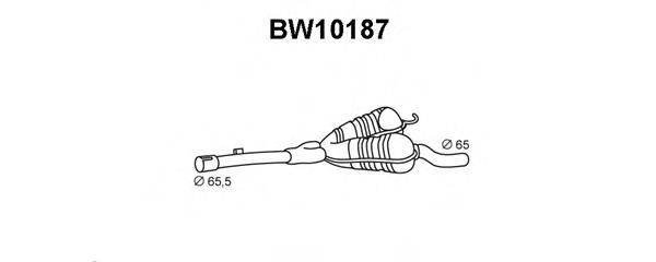 VENEPORTE BW10187 Середній глушник вихлопних газів