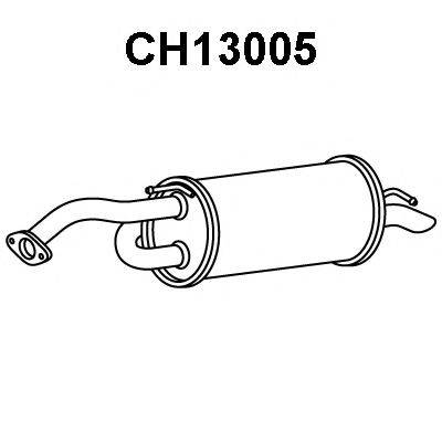 VENEPORTE CH13005 Глушник вихлопних газів кінцевий