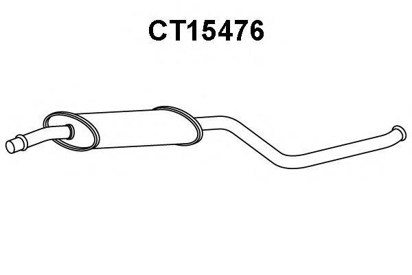 VENEPORTE CT15476 Передглушувач вихлопних газів