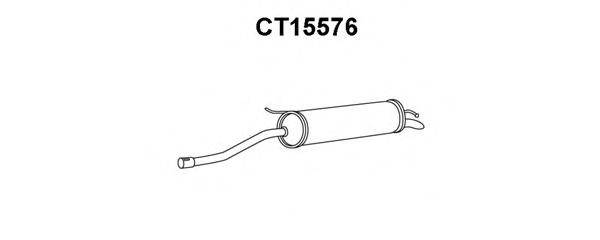 VENEPORTE CT15576 Глушник вихлопних газів кінцевий