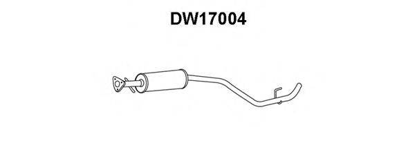 VENEPORTE DW17004 Середній глушник вихлопних газів