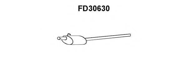 VENEPORTE FD30630 Передглушувач вихлопних газів