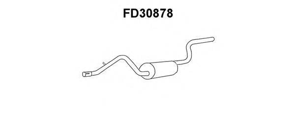 VENEPORTE FD30878 Глушник вихлопних газів кінцевий