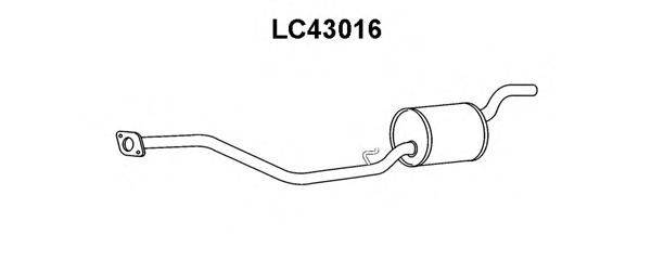 ALFAROME/FIAT/LANCI 7654492 Передглушувач вихлопних газів