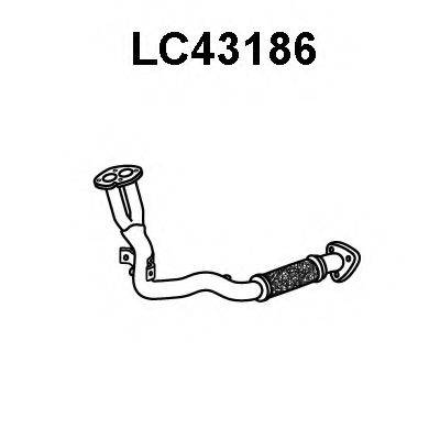 VENEPORTE LC43186 Труба вихлопного газу