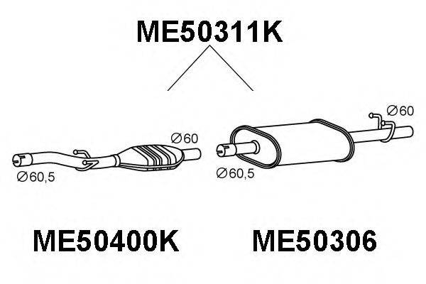 VENEPORTE ME50311K Каталізатор