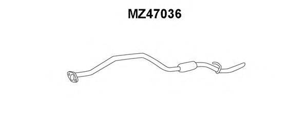 VENEPORTE MZ47036 Труба вихлопного газу