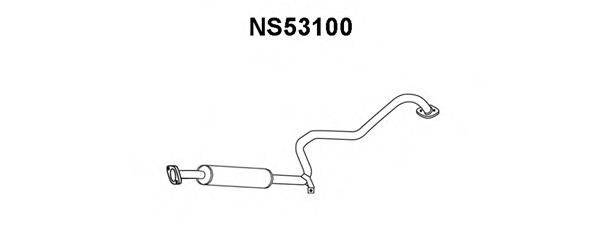 VENEPORTE NS53100 Середній глушник вихлопних газів