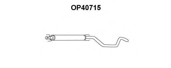 VENEPORTE OP40715 Середній глушник вихлопних газів