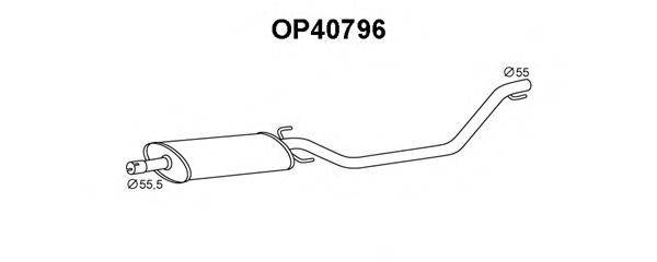 VENEPORTE OP40796 Передглушувач вихлопних газів